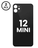 Tapa trasera para iPhone 12 Mini con orificio mayor para cámara en color negro en Xela Quetzaltenango.