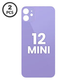 Tapa trasera de color morado con agujero mayor para cámara de iPhone 12 Mini disponible en Xela Quetzaltenango.