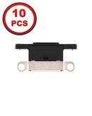 Encuentra el pack de 10 puertos de carga para iPhone 12 Mini en color negro en Xela.