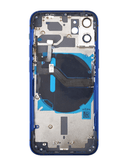 Tapa trasera para iPhone 12 Mini con componentes preinstalados en color azul en Quetzaltenango.