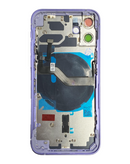 Repuesto de marco trasero con componentes preinstalados para iPhone 12 en color morado en Quetzaltenango.