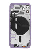 Marco trasero con componentes pequenos preinstalados iPhone 12 Mini (NO LOGO) (PURPLE)