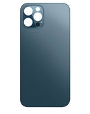 Tapa trasera con orificio de cámara más grande para iPhone 12 Pro Max en color Pacific Blue en Quetzaltenango.