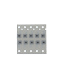 Cable flex flash blanco con soporte y malla de micrófono para iPhone 13 / 13 Mini, pack de 10 unidades, para reparación de componentes.