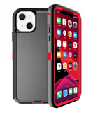 Protege tu iPhone 13 Mini con esta funda heavy duty en color negro y rojo en Xela Quetzaltenango.