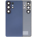 Tapa trasera de vidrio color violeta cobalto para Samsung Galaxy S26 Ultra con lente de cámara, repuesto de calidad.