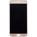 Pantalla LCD dorada de repuesto para Samsung Galaxy J7 Perx/Halo/Sky Pro (J727), reparación de display.