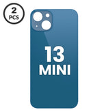 La tapa trasera azul con agujero mayor para cámara iPhone 13 Mini está disponible en Xela Quetzaltenango.