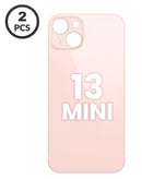 Tapa trasera de color rosa con orificio más amplio para cámara de iPhone 13 Mini en Quetzaltenango.