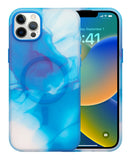 Encuentra el estuche de carga inalámbrica Full Ink Painting BLUE para iPhone 13 Pro en Quetzaltenango.