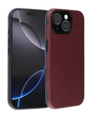 Funda de silicona CHERRY roja para iPhone 13 Plus, diseño elegante y protección duradera.