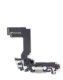 Puerto de carga con cable flex y placa iPhone 13 Mini (Plateado) OEM