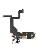 puerto de carga original con cable flex iPhone 13 Pro (GOLD)