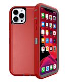 Protege tu iPhone 13 Pro con esta resistente funda heavy duty en color rojo y gris en Xela Quetzaltenango.