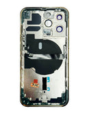 Marco trasero con componentes preinstalados para iPhone 13 Pro en color ALPINE GREEN disponible en Xela Quetzaltenango.