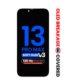 Pantalla OLED Suave para iPhone 13 Pro Max en Quetzaltenango, mayorista de pantallas con reconocimiento como original, sin cambio de IC.