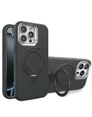 Funda heavy duty con carga inalambrica y kickstand iPhone 13 Pro Max - Negro