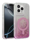 Encuentra la mejor funda bumper glitter líquido con carga inalámbrica para iPhone 13 Pro Max en Xela.