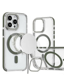 Tapa trasera fina magnética clear para iPhone 13 Pro Max, con soporte para cámara en Xela Quetzaltenango.