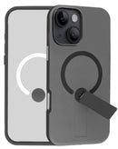 Funda rugger magnetica a prueba de golpes con soporte iPhone 13/14 (Negro)