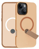 Funda antichoque magnetica con soporte iPhone 13 / 14 (BROWN)