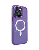 Protege y carga tu iPhone 14 / 13 con este case de carga inalámbrica magnético color morado en Quetzaltenango.