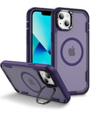 Protege tu iPhone 13/14 con este case Magsafe antigolpes y soporte para cámara en color morado en Xela Quetzaltenango.