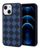 Encuentra la mejor funda de cuero doble inyección azul para iPhone 13/14 en Quetzaltenango.