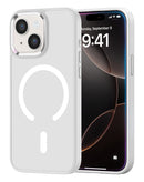 Case magnetico de carga inalambrica con chip IC iPhone 13/14 (WHITE)