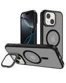 Carcasa slim transparente con soporte de cámara y carga inalámbrica para iPhone 13/14 en Quetzaltenango.