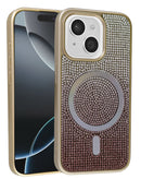 Encuentra en Xela Quetzaltenango este case con carga inalámbrica bling diamond crystal para iPhone 13 y iPhone 14.