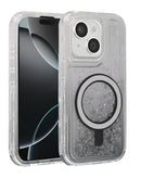 Protege tu iPhone 13/14 con estilo con esta funda bumper liquido glitter con carga wireless en Xela Quetzaltenango.
