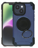 Estuche Hybrid Tuff con soporte magnetico (DARK BLUE) iPhone 13/14/16E/17E