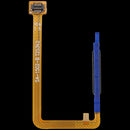 Lector de huella digital verde oscuro con cable flex para Samsung Galaxy A07 4G (A075), repuesto de reparación.