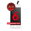 Pantalla LCD para iPhone 6 de calidad estándar en color blanco, compatible con los modelos A1549, A1586 y A1589.