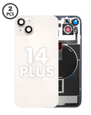Compra en Xela Quetzaltenango el pack de 2 tapas traseras con wireless NFC y MagSafe magnet para iPhone 14 Plus en STARLIGHT.