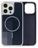 Funda de patron de color tejido iPhone 14 Pro Max