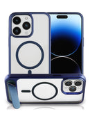 Encuentra la mejor Funda magsafe con soporte metal azul marino para iPhone 14 Pro Max en Quetzaltenango.
