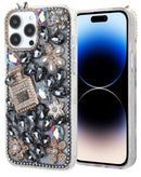 Protege tu iPhone 14 Pro Max con una funda de silicona Crystal Flower Perfume en Xela Quetzaltenango.