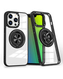 Compra un case transparente con carga wireless y portador de anillo para iPhone 14 Pro Max en Xela.