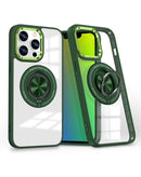 Funda de carga inalámbrica transparente con soporte para anillo para iPhone 14 Pro Max en Quetzaltenango.