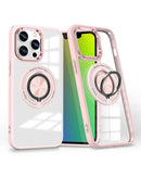 Case de carga inalámbrica transparente con soporte para anillo para iPhone 14 Pro Max, ideal para proteger y cargar tu dispositivo en Quetzaltenango.
