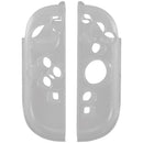 Funda protectora transparente para Joy-Con de Nintendo Switch 2, mostrando su diseño ergonómico y ajuste perfecto.