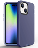 Protector resistente de silicona para iPhone en color azul, ideal para protección extrema en Xela Quetzaltenango.