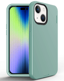 Funda heavy duty de diseno de silicone iPhone 14 Plus/15 Plus - GREEN