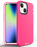 Protege tu iPhone 14 o 13 con estilo con esta funda heavy duty de silicona color rosa en Xela Quetzaltenango.