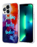 Protege tu iPhone 14 Pro con la funda BLUE Light Injection LUCKY en Quetzaltenango, Xela.