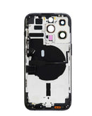 Tapa trasera Space Black para iPhone 14 Pro internacional, con piezas pequeñas preinstaladas, garantía BajoPPLCD.