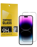 Protege la pantalla de tu iPhone 14 Pro con nuestra cobertura de borde negro anti-rayaduras en Xela Quetzaltenango.