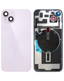 tapa trasera con MagSafe, NFC y flex de linterna iPhone 14 Plus (PURPLE) (OEM Pull A Grade)